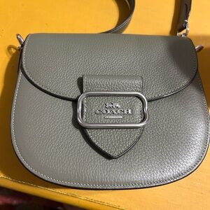 Coach Sage Green Saddlebag